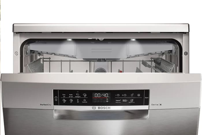 Máy rửa bát độc lập Bosch Serie 6 Sấy Zeolith SMS6ZCI01P